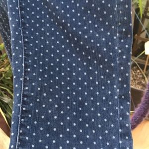 MERONA polka dot jeans sz 4
